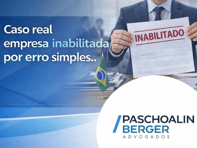 Caso real empresa inabilitada por erro simples.