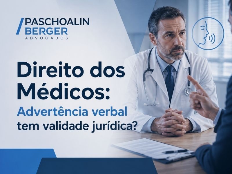 Direito dos Médicos: Advertência verbal tem validade jurídica?