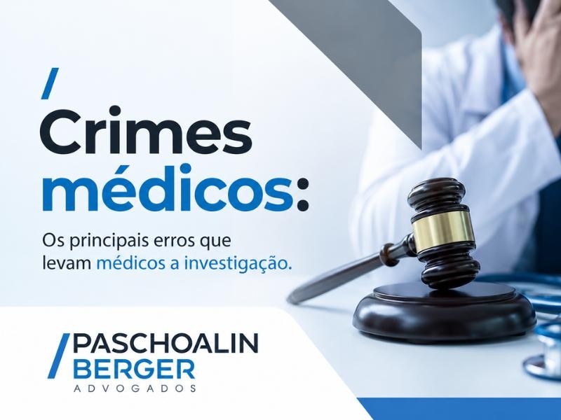 Crimes médicos: Os principais erros que levam médicos a investigação.