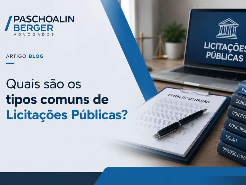 Quais são os tipos comuns de Licitações Públicas?