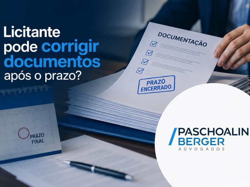 Licitante pode corrigir documentos após o prazo?