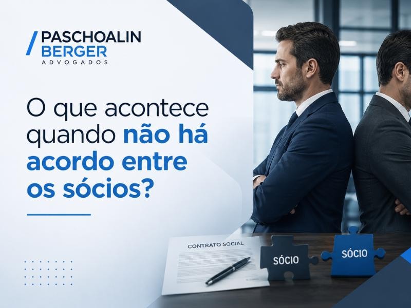 O que acontece quando não há acordo entre os sócios?