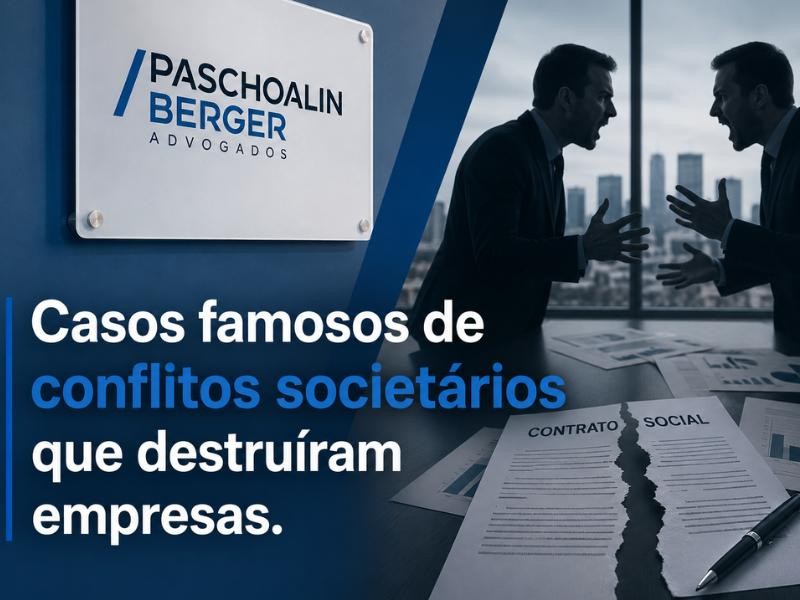 Casos famosos de conflitos societários que destruíram empresas.