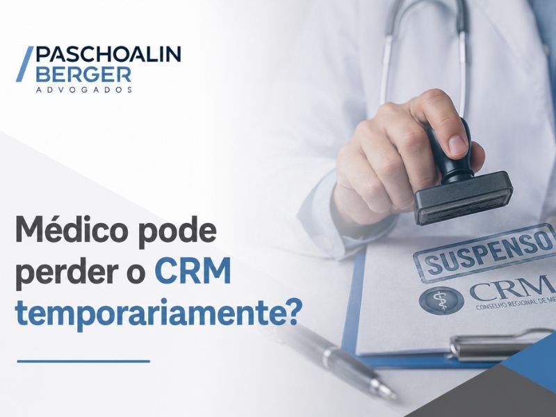 Médico pode perder o CRM temporariamente?